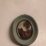 The Village Oval Framed Art