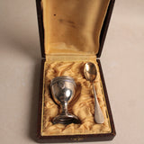 Vintage Silver Shell Egg Cup
