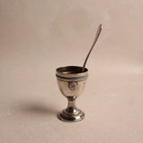 Vintage Silver Shell Egg Cup