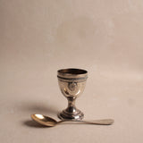 Vintage Silver Shell Egg Cup