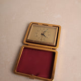 Vintage Quartz Leather Clock