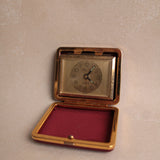 Vintage Quartz Leather Clock