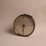 Vintage Leather Desktop Clock