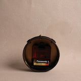 Vintage Leather Desktop Clock