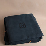 Vintage Heirloom Navy Napkin Set