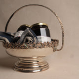 Vintage Silver Biscuit Basket