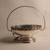 Vintage Silver Biscuit Basket