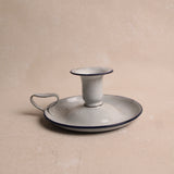 Vintage Blue French Candlestick