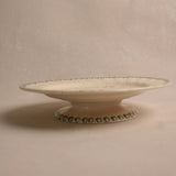 Vintage Terre de Fer Pedestal Plate