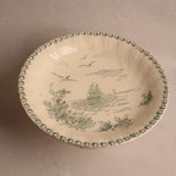 Vintage Terre de Fer Pedestal Bowl