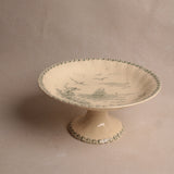 Vintage Terre de Fer Pedestal Bowl