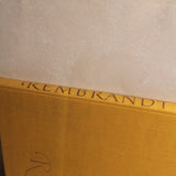 Vintage Yellow Rembrandt Coffee Table Book