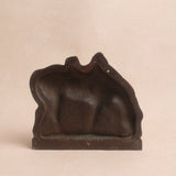 Vintage Riding Horse Brass Bookend