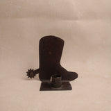 Iron Boot Candle Holder