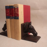 Vintage Iron Horse Bookends Set