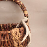 Vintage Antler Basket