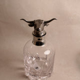 Longhorn Crystal Whiskey Decanter