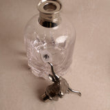 Longhorn Crystal Whiskey Decanter