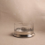 Nut Bowl Hatched Glass