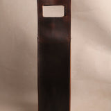Handmade Vintage Leather Liquor Tote Bag