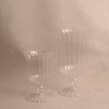 Urma Ribbed Footed Vase