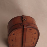 Vintage Leather Horseshoe Holder