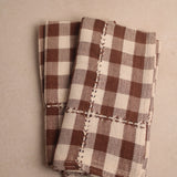 Hand Stitched Plaid Napkin