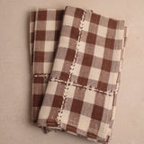 Hand Stitched Plaid Napkin