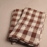 Hand Stitched Plaid Napkin
