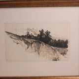 On the Cliffs Framed Art