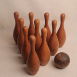 Vintage Bowling Pin Set