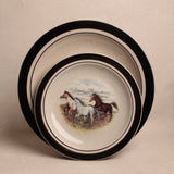 The Speckled Dinning Bowl | Running Horses