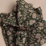 Classic Block Print Frill Napkin Set