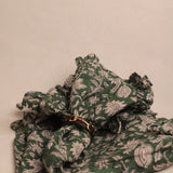 Classic Block Print Frill Napkin Set