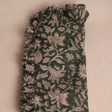 Classic Block Print Frill Napkin Set