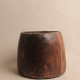 Vintage Hand-Carved Wooden Vessel