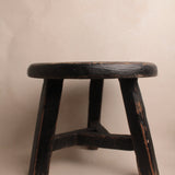 Antique Elmwood Baby Stool