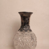 Vintage Silver Cut Decanter