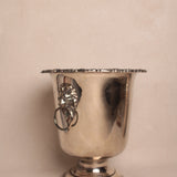 Vintage Silver Lion Head Champagne Bucket