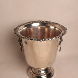 Vintage Silver Lion Head Champagne Bucket