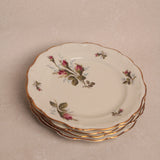 Vintage China Appetizer Plate Set