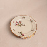 Vintage China Appetizer Plate Set