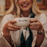 The House of Ford Ceramic Mug + Saucer