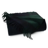 Highland Tweeds Shetland Lambs Wool Throw | Black
