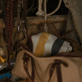 Vintage Leather + Canvas Tote