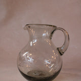Hand-Etched Blown Pitcher