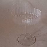 Gramercy Fluted Coupe Glass | Clear