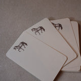 Prancing Horse Thinking Card