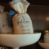 Le Guérandais Coarse Grey Sea Salt Fr Guérande Linen Bag