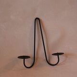 Black Iron Dual Wall Sconce